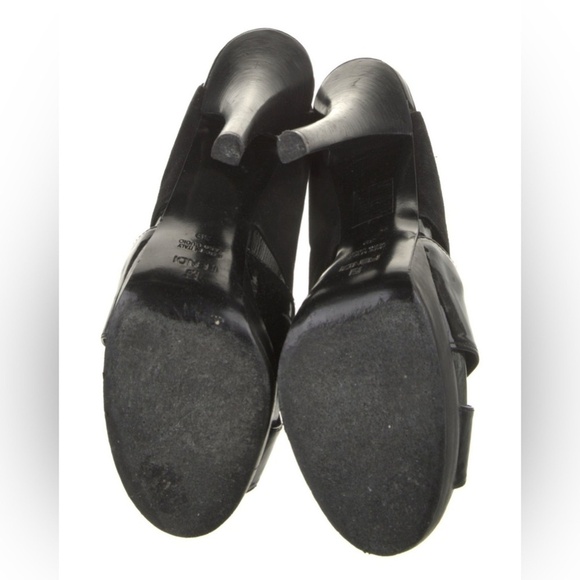 FENDI Black Peep Toe Slingback Heels-fit like 7.5 or 8 - Picture 4 of 10